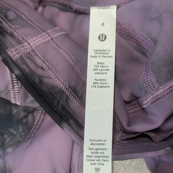 NWOT Lululemon Limited Edition Tie-Dyed Size 4 - Picture 10 of 16
